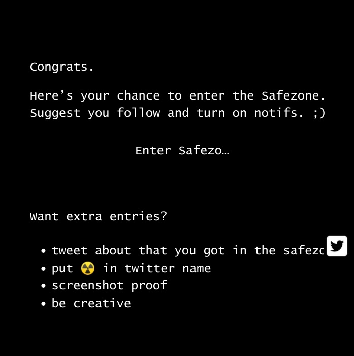 DestraMan's tweet photo. @meltdownnft I enter the safe zone,
this safezone is my safeheaven thx god i made it,
the surface will be chaos https://t.co/55FQx6hECR