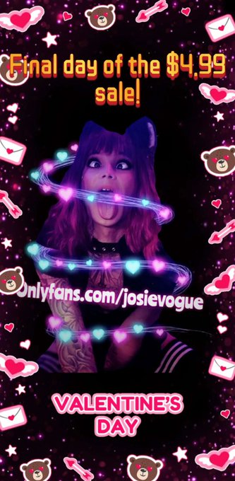 HAPPY VALENTINE'S DAY, BABE!! 

Today is the Final Day of the 50% off Sale for my Onlyfans!! ?

If you