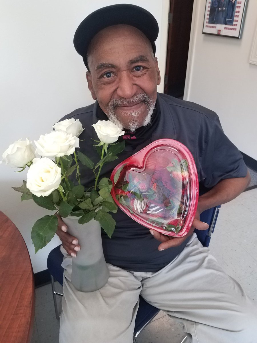WJMA's Morning Show Host J.D Slade enjoying the beautiful Flowers and delicious Chocolate Covered Strawberries from <a href="/WeisMarkets/">Weis Markets</a> in Culpeper,Fredericksburg and Spotsylvania!! Get yours TODAY. Happy Valentine's Day!! #weismarkets #1031wjma #yummy