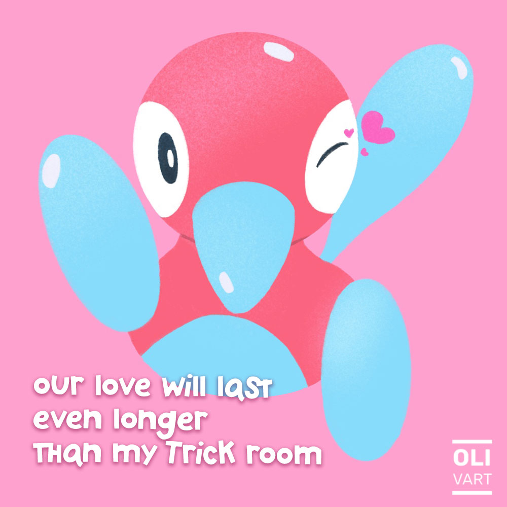 Olivart_'s tweet photo. Pokémon Valentine's card to catch that special someone 👌🏻 100% success rate like a master ball (maybe not) 💖💝🍐🦫 #pokemon #pokemonunite #ValentinesDay #lucario #luvdisc #porygon2 #magnamite https://t.co/Hg2dYrVGCa