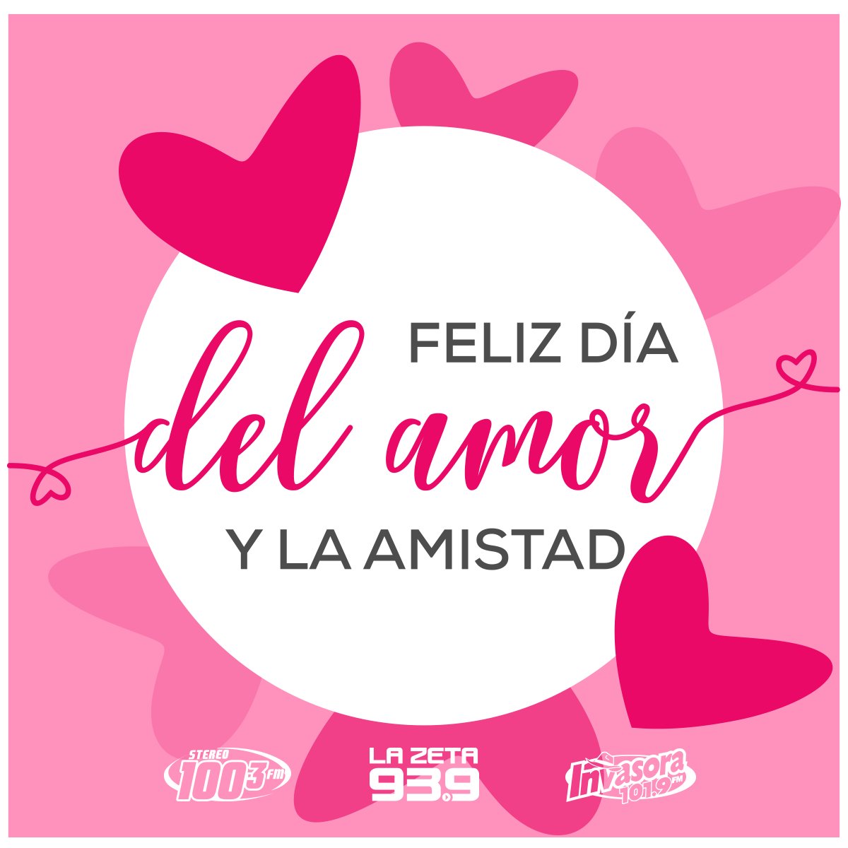 ❤ Feliz día del amor y la amistad ❤
Celebra este día de #SanValentín en sintonía de La Zeta 93.9 FM😉