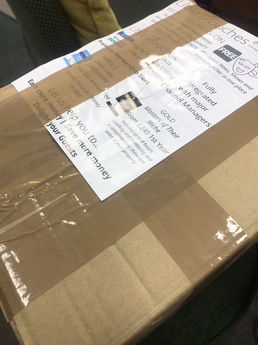 Be on the lookout for one of our leaflets landing at your business to tell all about how we can assist you to earn more money, save more money and delight your Guests.

#Blackpool #Lancashire #Hospitality