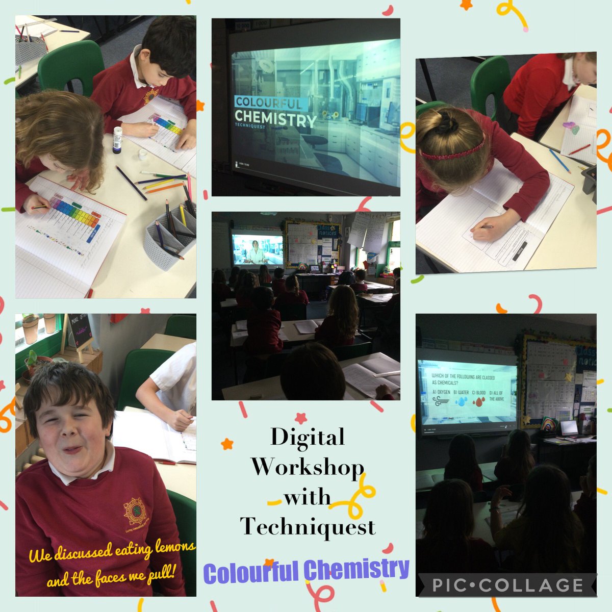<a href="/CrossAshY4/">Blwyddyn 4 Cross Ash</a> enjoyed participating in the virtual ‘Colourful Chemistry’ workshop led by <a href="/Techniquest/">Techniquest</a> this afternoon. Thank you/Diolch yn fawr <a href="/RoySocChem/">Royal Society of Chemistry</a> for funding this opportunity! <a href="/CrossAshSTEM/">Cross Ash STEM</a> #STEM #Science