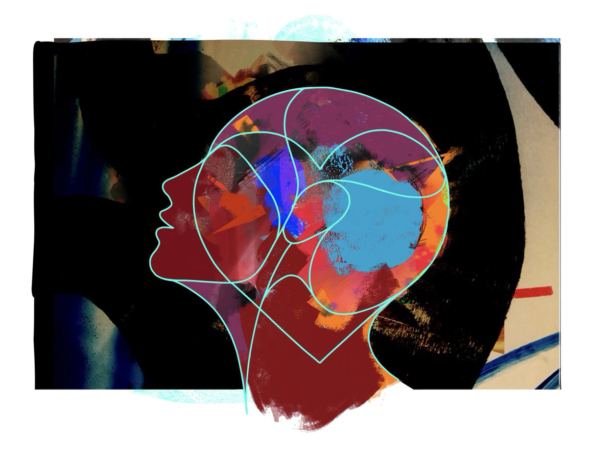 Happy VDay hopeless romantics, remember to balance your head and your heart, This piece was done in both #illustratorontheipad &amp; #adobefresco which do you like better? #illustration #digitalart #adobedrawing @AdobeDrawing  #ipadart #theheadandtheheart #HappyValentinesDay2022