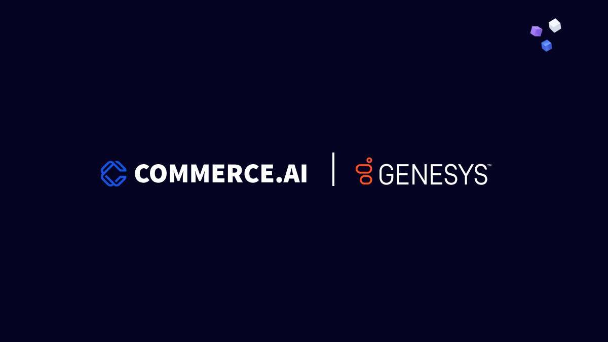 BOOM! Commerce.AI is now availability on <a href="/Genesys/">Genesys</a>  AppFoundry as a Premium App, empowering contact center clients to supercharge their customer experiences with untapped #unstructureddata:  bit.ly/3JryRAi 

#AI #data #analytics #DigitalTransformation