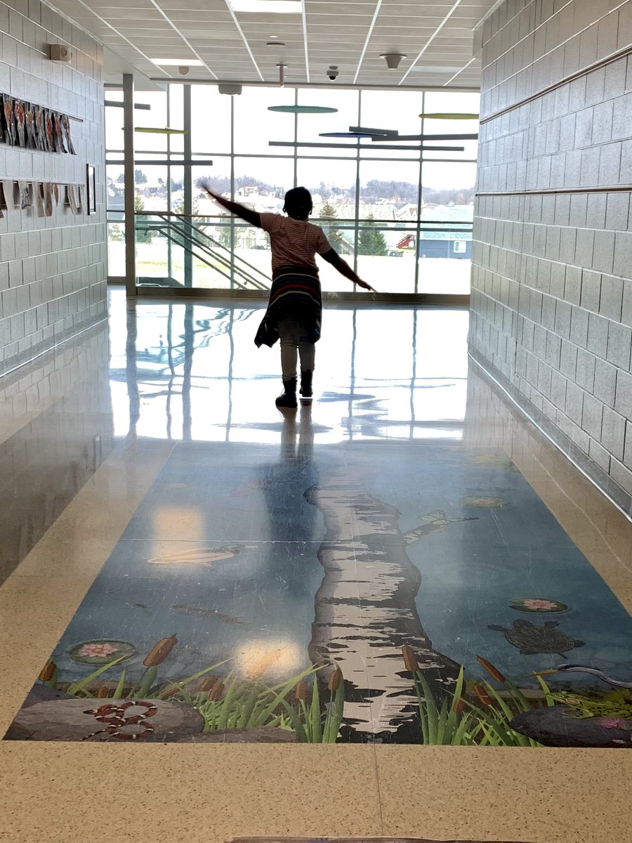 ICCSDFoundation's tweet photo. Check out the Sensory Path at Christine Grant Elementary funded by the Foundation for the ICCSD! https://t.co/Tk1oXp4xui