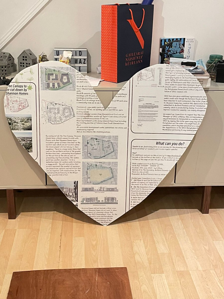 BallybodenTT's tweet photo. What do u do with a sign 4 a #SHD when u have won in the High Court - see thread below 4 the #TaylorsLaneSHD journey 

U take the sign &amp; give it a little ‘Grá’ &amp; #Gratitude for the #volunteers #community #supporters @FPLogueLaw &amp; wish 4🍀4 the next ones⤵️

https://t.co/KX5Z0MGlVy https://t.co/1KPFDuLtb4