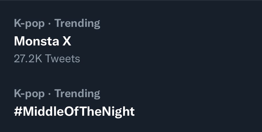 Happy Valentine’s Day!  Let’s keep trending 🥳🥳

'#MiddleOfTheNight by #MONSTAX  is my fav song @OfficialMonstaX '