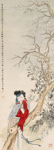 周炼霞
而今只是成相忆
灯背人孤
人背灯孤
千种思量一梦无

紫宜女士出生在湖潭，家境充裕，十四学画，十七功诗，至蒋梅笙门下习词，时称＂金闺国士＂。
天生丽质，国色天香，才华横溢，在众多现时被追捧的才女名媛中，炼霞是一道最美的彩霞。

艳称＂炼师娘＂，其诗其词其画绝尘，其人其事其颜天择。