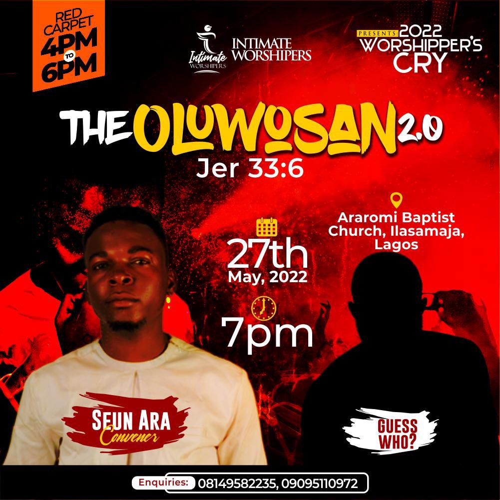 #Giveaway 

#GuessWho 
#The_Oluwosan 2.0
#intimate_worshippers 

First 3 person to guess who the minister is will get 1K call card from the intimate Worshippers team