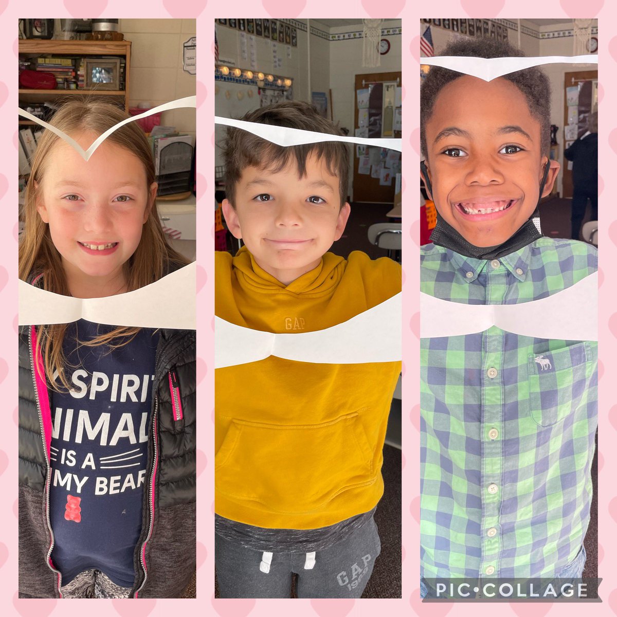 AmyWinfree's tweet photo. Happy Valentine’s from our class to yours! @Hubbard_Elem @monroe_schools https://t.co/YJHZUKcN8b