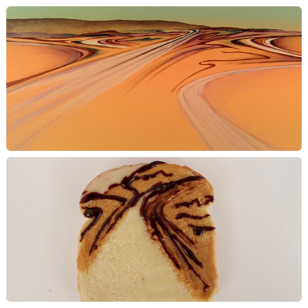 bethanydubs's tweet image. When the #gettychallenge became all the rage, the BYU Museum of Art joined in the conversation and I got to participate in my own unique way. What do you think😂 I don’t know why I chose bread as my canvas, blame it on the craze-induced isolation phase of the pandemic… #MSTDSM