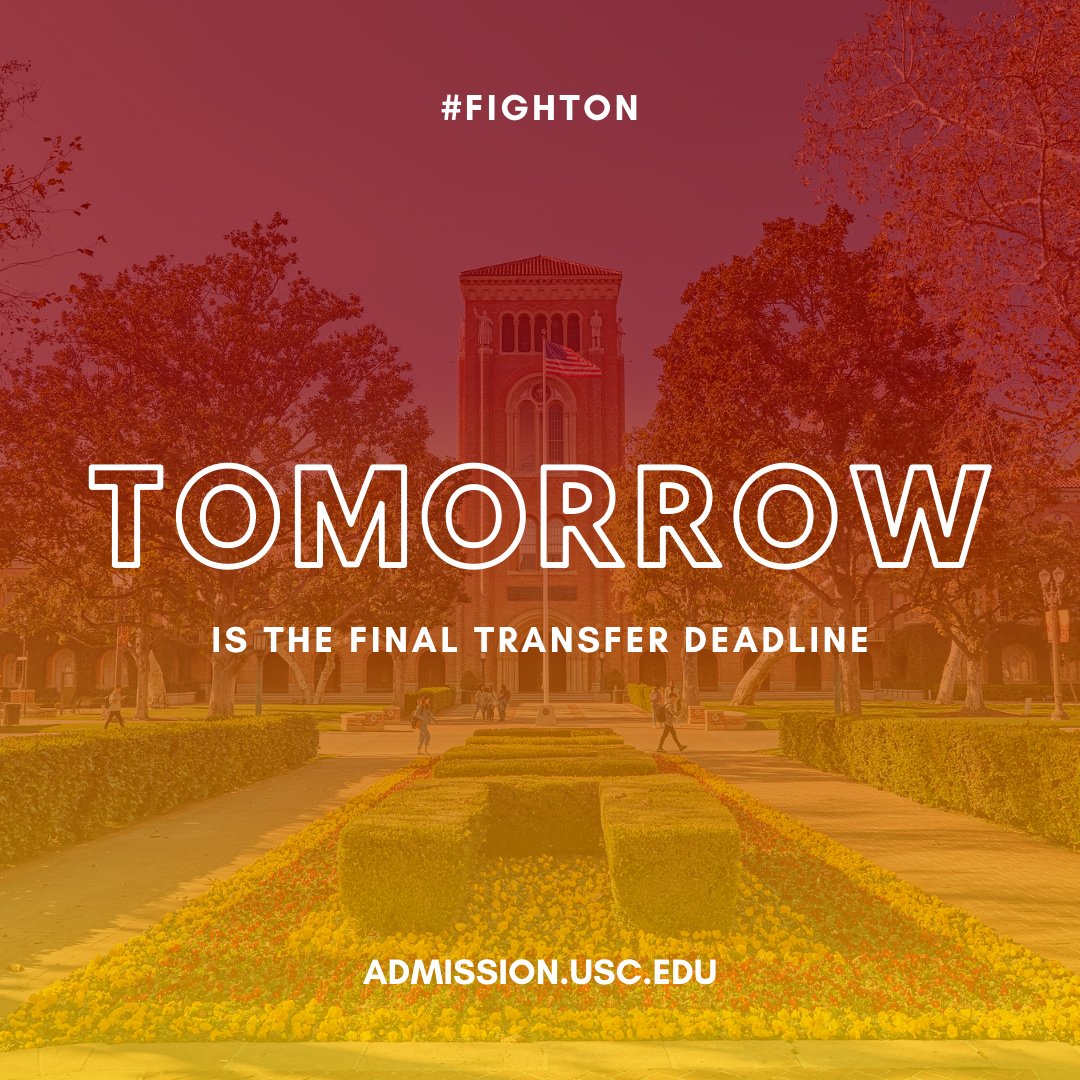 Usc Application Deadline 2025 - Petra Brigitte