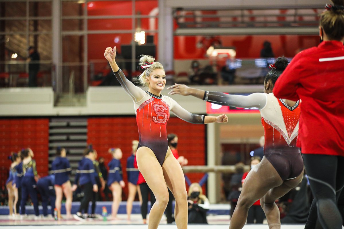 Pack_Gymnastics's tweet photo. We have your Saturday plans all ready to go: Reynolds Coliseum. 4 pm. Versus UNC. 

BE THERE‼️

🎟️ https://t.co/Hr66QSpnbG https://t.co/v5n7MylJO3
