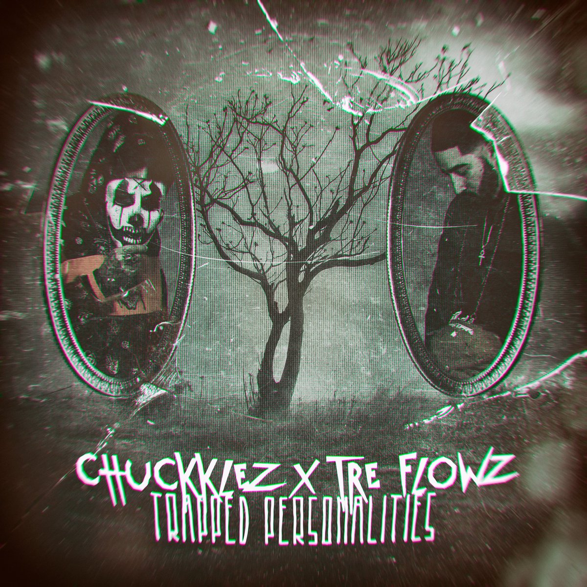 Chuckklez408's tweet photo. The bro bro himself @TreFlowz and myself @Chuckklez408 are about to drop a fresh made banger for y'all's earholes this fuckin FRIDAY SON!!! "Trapped Personalities".

Don't sleep and spread the sickness! 💀 https://t.co/9vi5YWd2bF