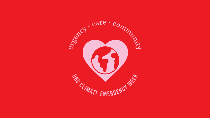 UBC's tweet photo. February 14-18 is UBC's first Climate Emergency Week. Participate in a variety of events throughout this week, featuring conversations, actions, celebrations and community-building. 

Learn more: https://t.co/TD9A0g74pM @sustainUBC #UBCClimateLove https://t.co/rvYjfeCCD4