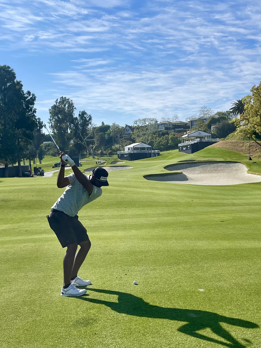 No rest for <a href="/SRTheegala/">Sahith Reddy Theegala</a> after his sensational <a href="/WMPhoenixOpen/">WM Phoenix Open</a> performance. He’s back at Riviera and the <a href="/thegenesisinv/">The Genesis Invitational</a> playing the Monday Pro-Am. He drove from Scottsdale last night.