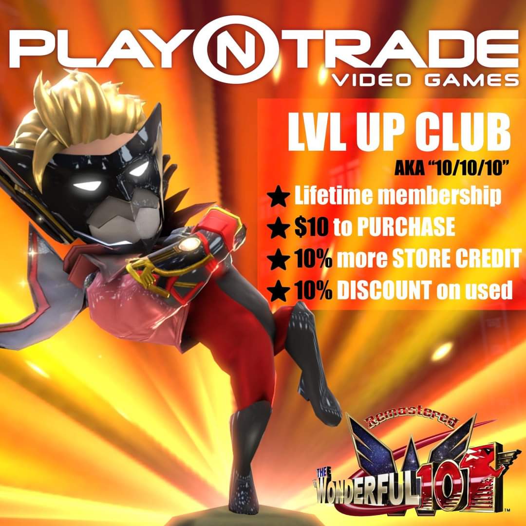 PNTLafayette's tweet photo. Did you know about our LVL UP Club membership?

It’s a one time purchase and doesn’t expire!

It gives you an EXTRA 10% trade in store credit bonus,
and it gives you a 10% DISCOUNT on used games and accessories.

🎮 Buy • Sell • Trade 🎮 https://t.co/aCR9Adjzce