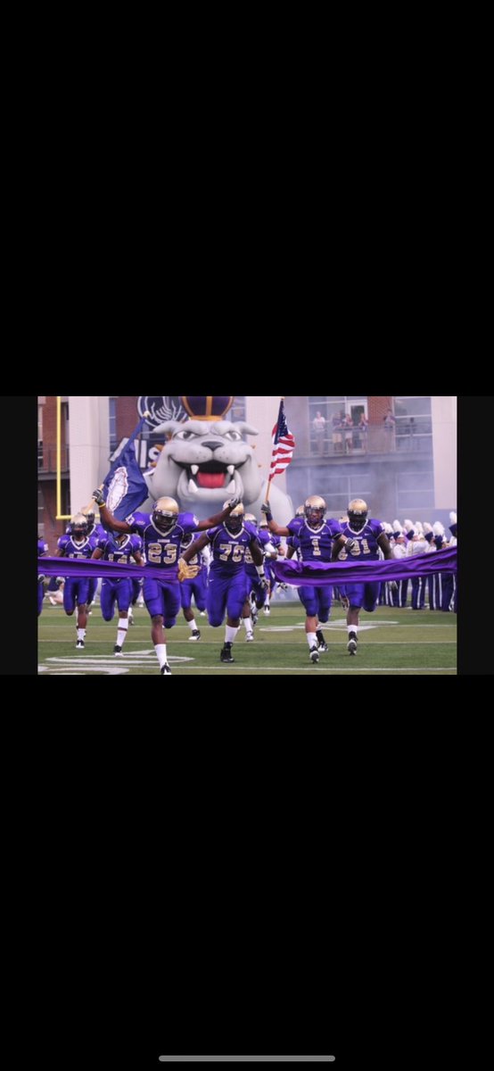 After a great call with <a href="/coachgrantcain/">Grant Cain</a> I am excited to announce I have received a full scholarship offer to James Madison University! <a href="/JMUFootball/">JMU Football</a> #GoDukes