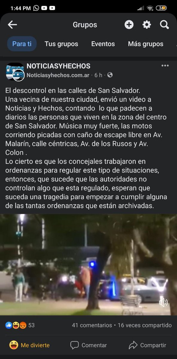 Eh loco dejen de hacer ruido con las motos👀👀
Deci que yo no sali el finde