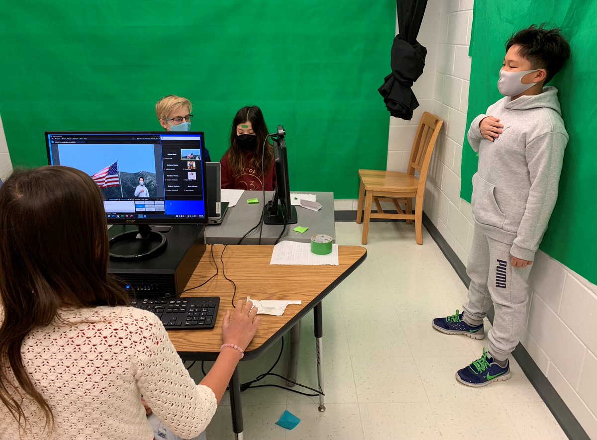 I love starting each day behind the scenes with our incredible NSES News crew <a href="/NSpringfieldES/">North Springfield ES</a>! I facilitate, but THEY create, communicate, and set goals to keep things moving forward. #studentdriven #fcpsPOG #FCPSsbts
