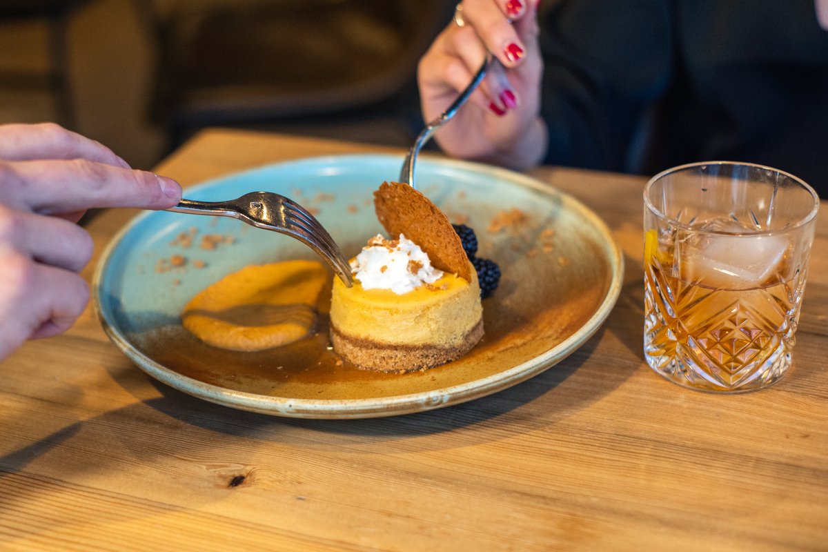 Always ask for the extra spoon when ordering dessert ;) We have limited availability for our feature Valentine's Day Dinner offered tonight. Reserve online at thejuniper.com/dine