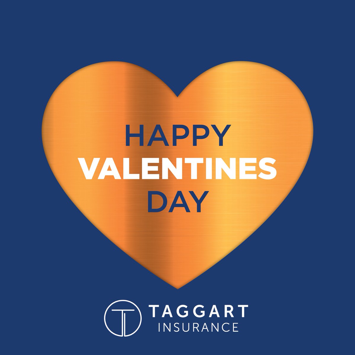 TaggartAgency's tweet photo. Happy Valentines Day, from your friends at Taggart Insurance  🧡 https://t.co/IxevuuR8wY