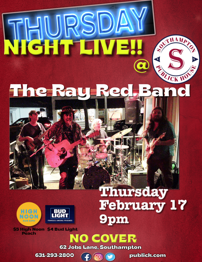 Thursday Night Live Music is back! Who will we be seeing?
-
Stay warm &amp; join us indoors, on our heated patio, or in our covered tent! 
11:30am - 10pm Sun-Thu
11:30am-11pm Fri and Sat