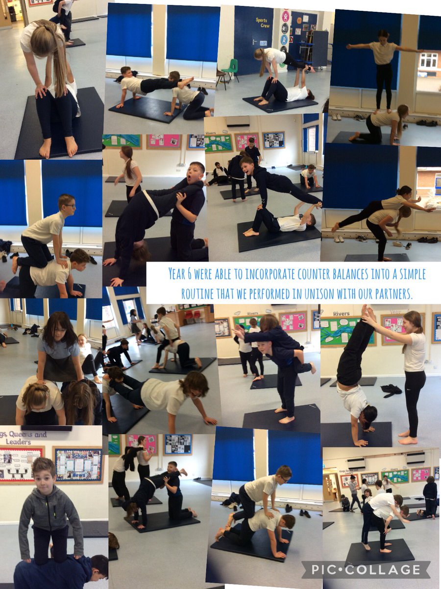 SaintEdwardsRC's tweet photo. Year 6 enjoyed their first gymnastics session this afternoon. They focused on creating a short routine, working in unison with a partner and incorporating counter balances. https://t.co/FvF6VNwJE5