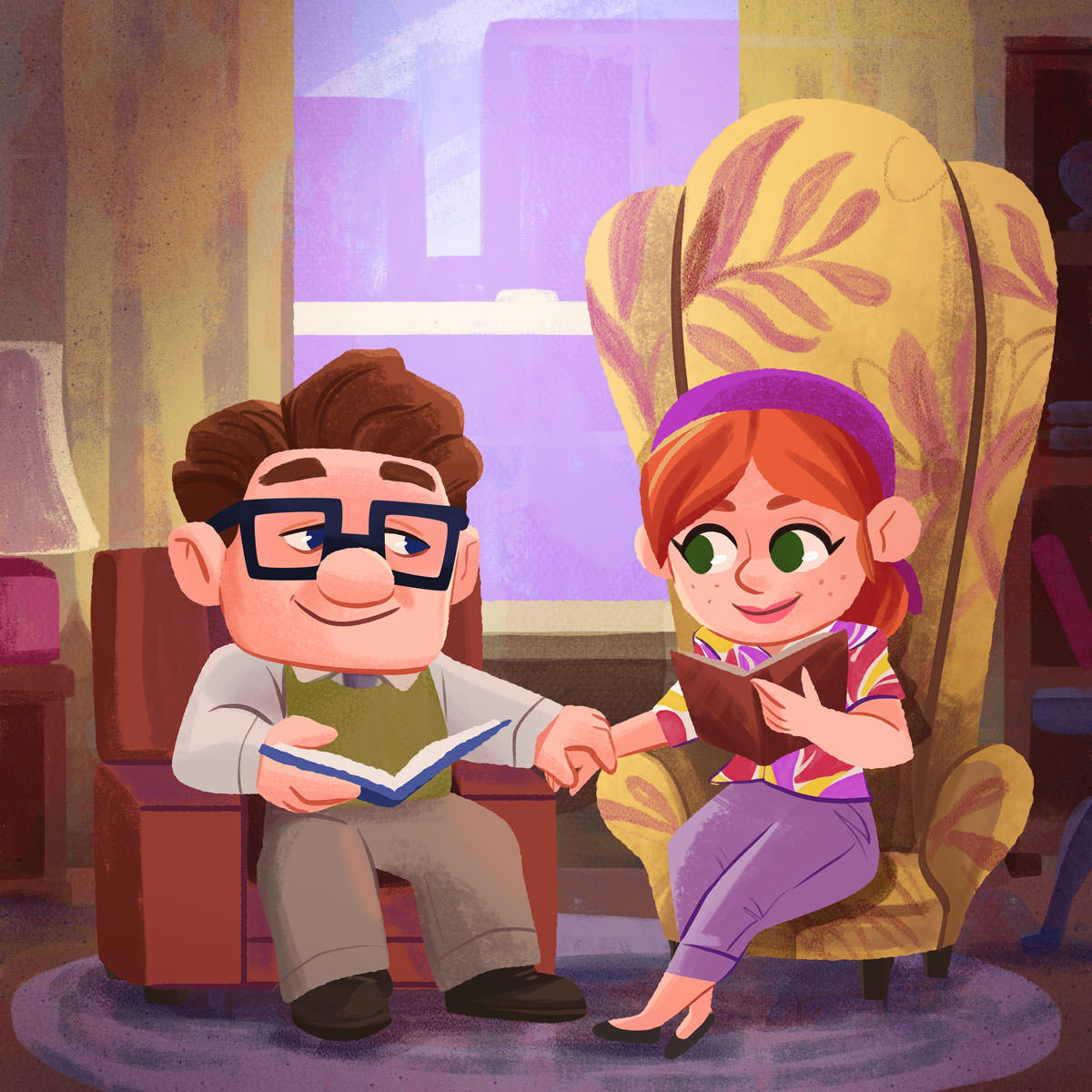 Disney's tweet photo. The adventure of a lifetime — growing old with someone you love. 🎈💕 https://t.co/Hsxj5QtfPx