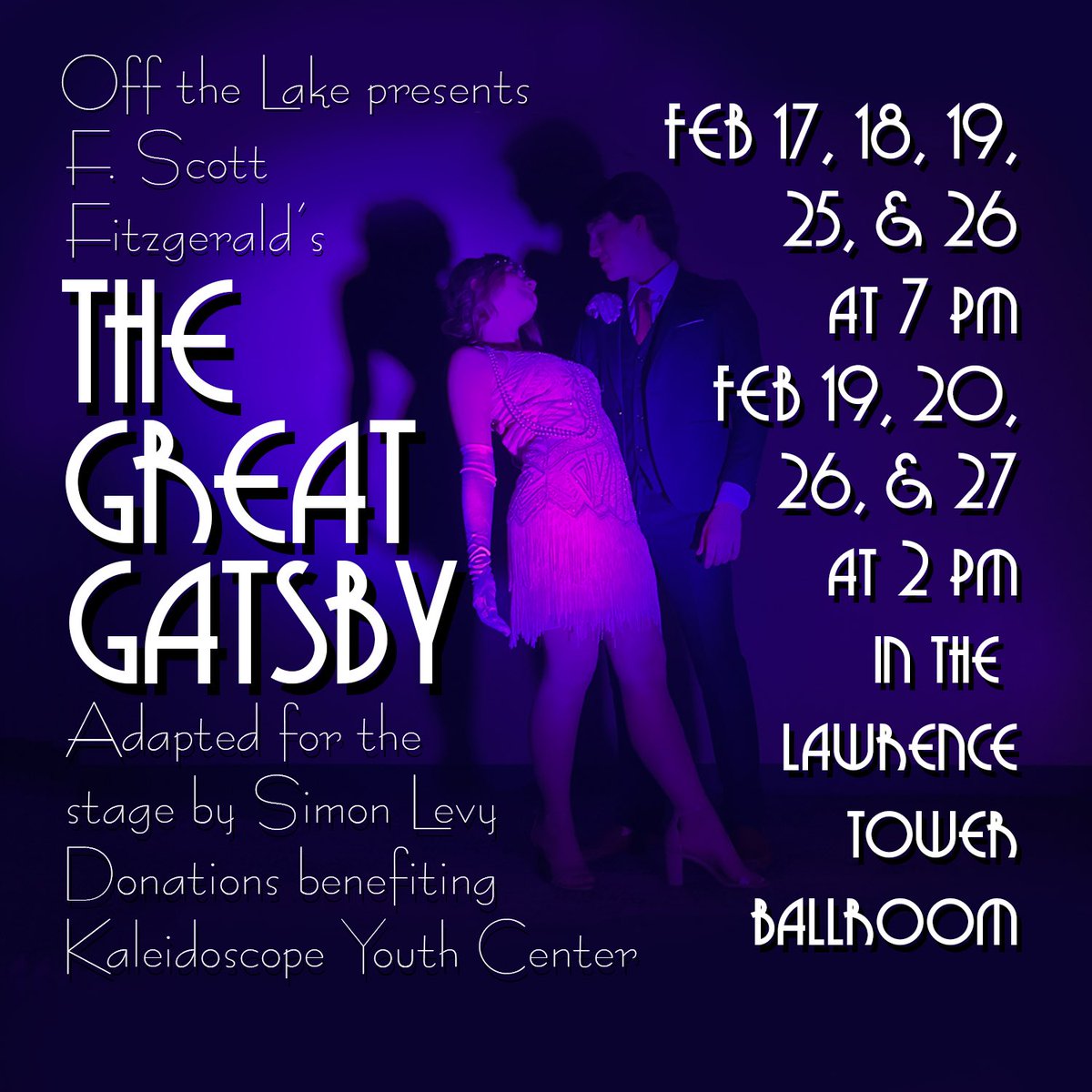 OfftheLakeOSU's tweet photo. Happy Valentine’s Day! Spread the OTLove by sharing these valentines with your Gatsby or Daisy today and make sure you come see OTL’s The Great Gatsby, opening THIS THURSDAY!!! https://t.co/jHErGQdDQh