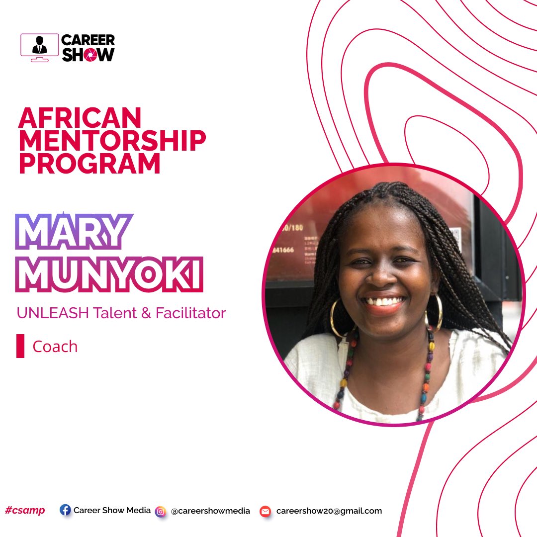 CShowAfrica's tweet photo. We are delighted to welcome @mollymutanu from Kenya π°πͺ as one of our Career Show Africa Mentorship Program Coaches. #csamp #csamp22 #africanentrepreneurs #kenya #mentorship #mentor #coach #learning #business #funding https://t.co/HdMmyXzZPA