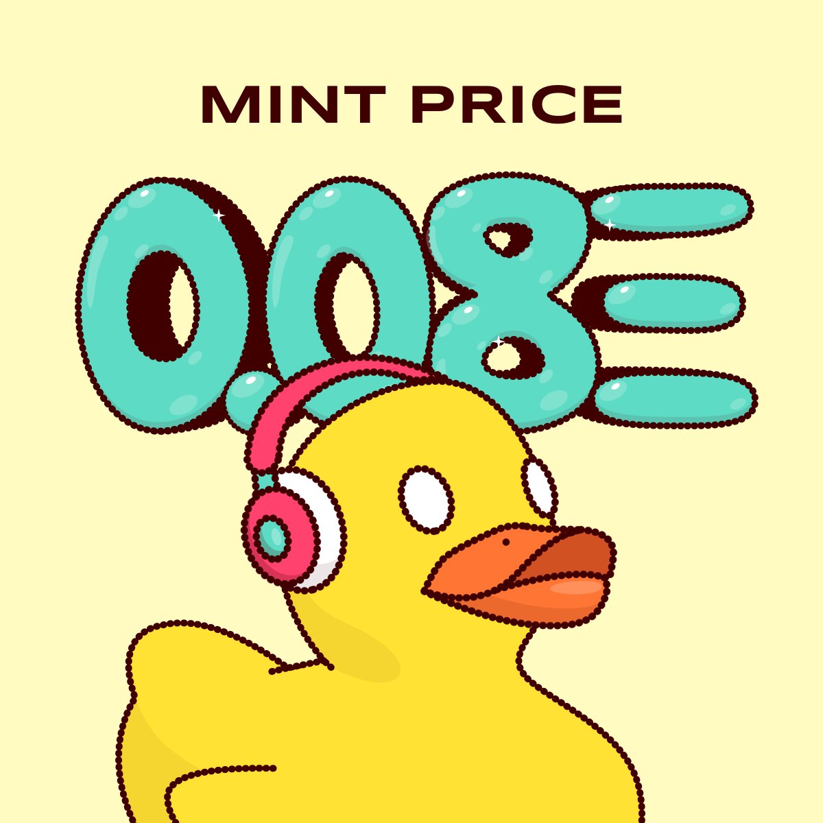 Mint: March 1st
Ducks: 10,000
Price: 0.08Ξ
Max: 2 per wallet