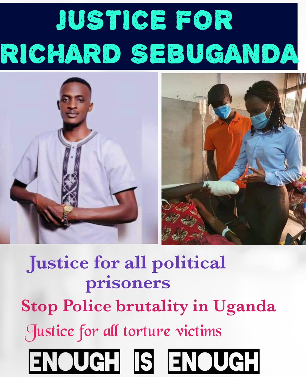 #Justice4Subuganda
#StopPoliceBrutalityInUganda
#freeallpoliticalprisonersuganda 
#EnoughIsEnough 
#M7MustGo 
#RiseUpUg

NONE IS SAFE IN UGANDA