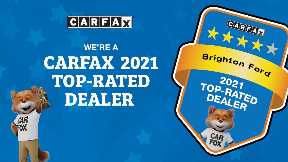 We're proud to be a CARFAX Top-Rated Dealer ... again! 

For all of your vehicle needs, we are here for you at 1-800-NEW-FORD! #BrightonFord #1800NEWFORD <a href="/CARFAXinc/">CARFAXinc</a>