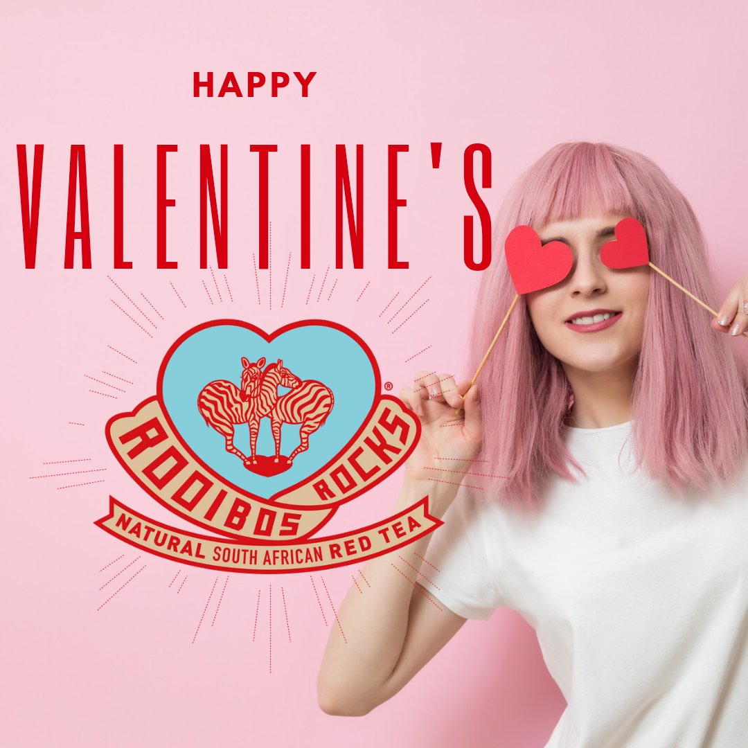 Like you and TEA, some things are just meant to be! 🥰🍵 ❤️  Happy Valentine's Day from the @rooibosrocks team. Hugs, kisses and good wishes! xxx 😍  🙌🏻