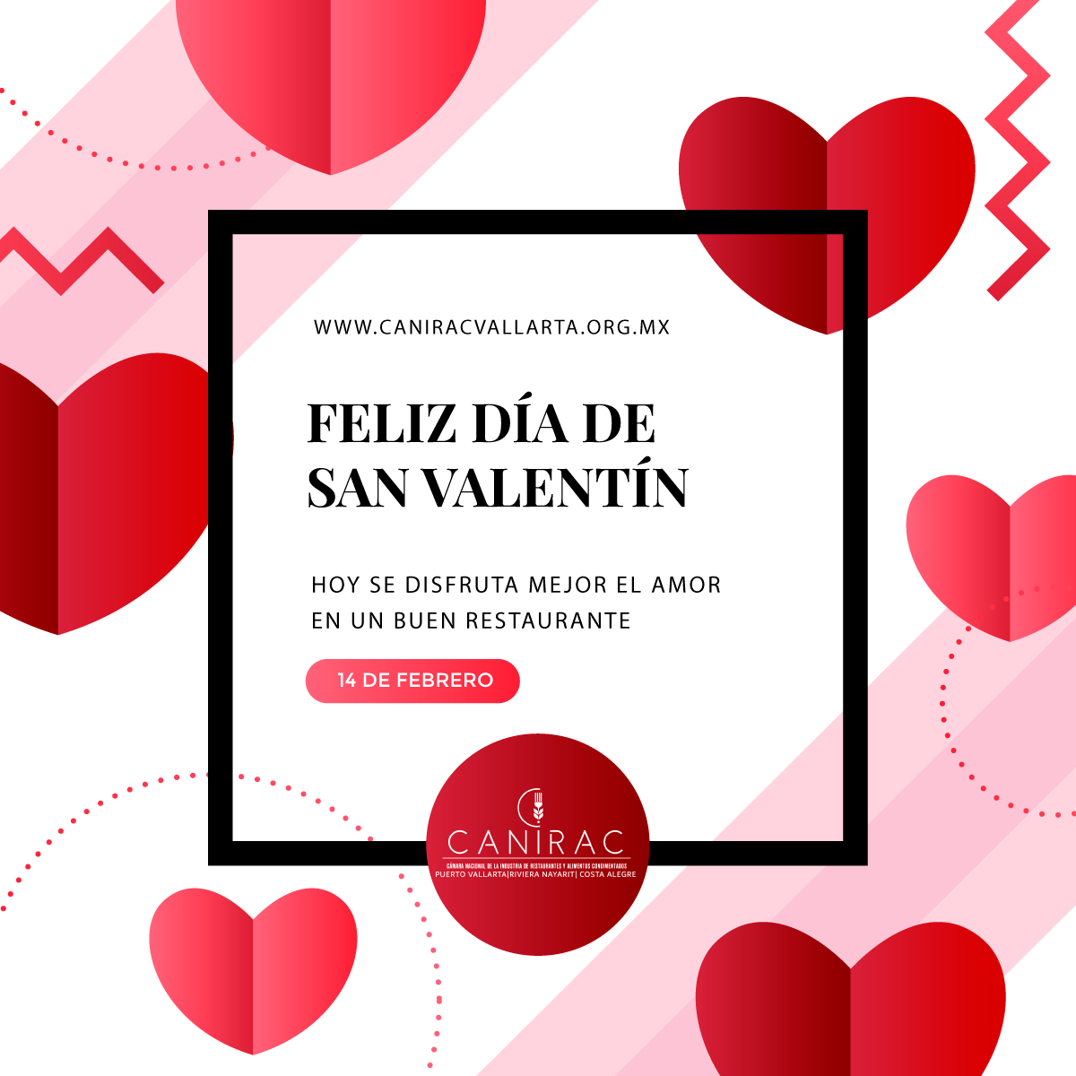 CANIRACVALLARTA's tweet photo. Celebra el día del amor y la amistad en un buen restaurante  compartiendo momentos inolvidables. 💌💓
#FelizDíaDelAmorYLaAmistad 💖   #AmorYAmistad
#CANIRACPV  #CANIRAC  #Restaurantería #SirviendoAMéxico #RestaurantesPuertoVallarta #RestauranteBar #AfiliaciónCANIRAC https://t.co/9l7AsZyZw0