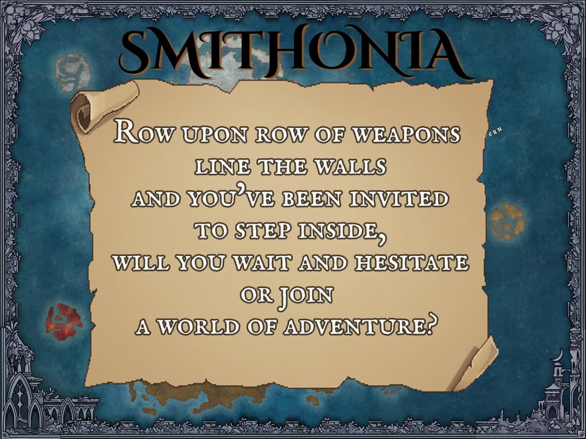 SmithyDAO's tweet photo. #SmithyDAO has finally open its gates to its discord. Today is the first day of building our community and the first phase of our roadmap @SmolWeapons . Will you be picking up a weapon and venture forth in the hollow lands? $MAGIC https://t.co/loFksbwKFF