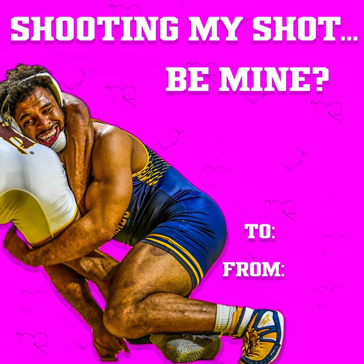 UNCBearsWrestle's tweet photo. Happy Valentine’s Day! 🐻❤️ #BearDown https://t.co/zvLKYRvo3l