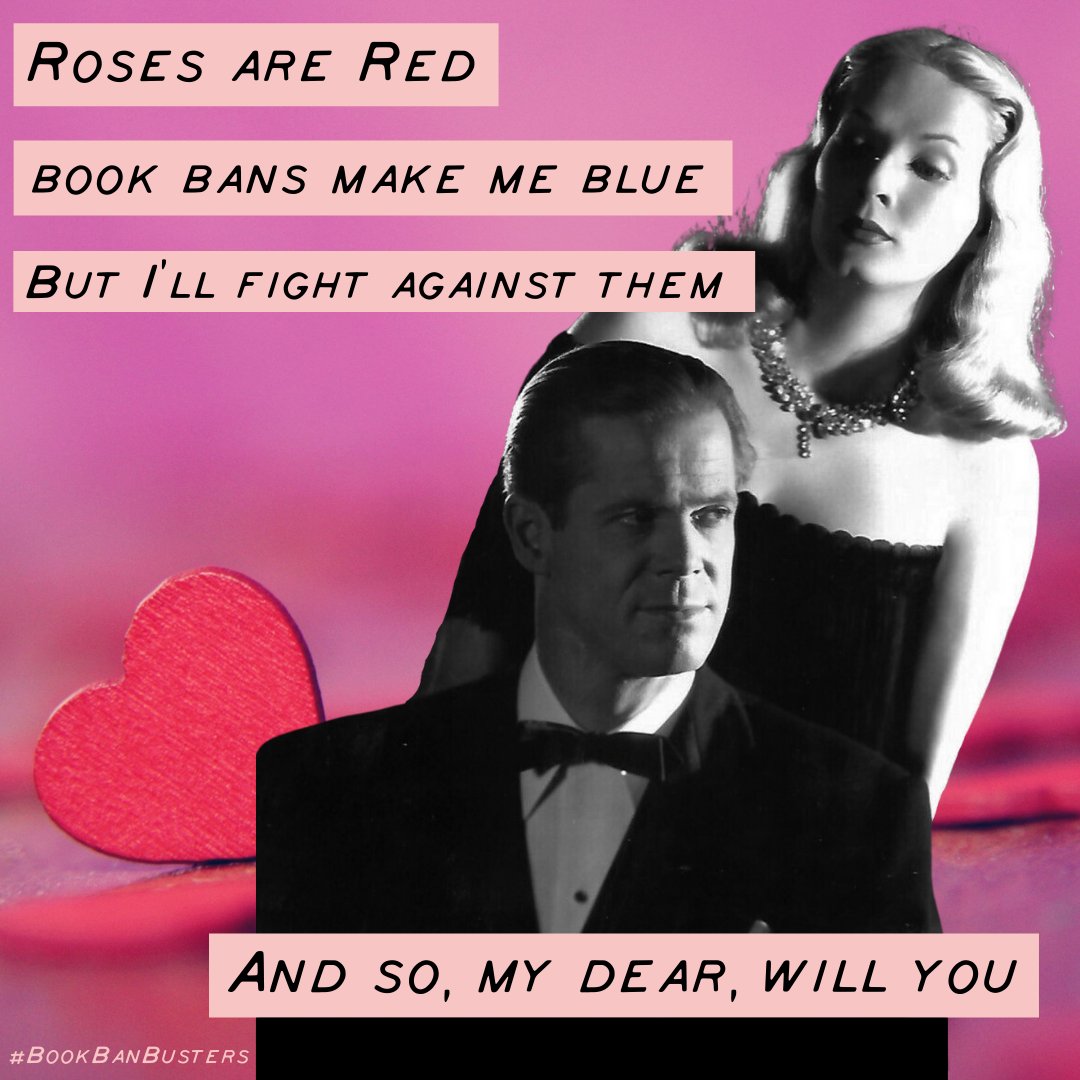 RedWineBlueUSA's tweet photo. Happy Valentine’s Day from one book ban buster to another! #BookBanBusters https://t.co/C6gvqMsEzz
