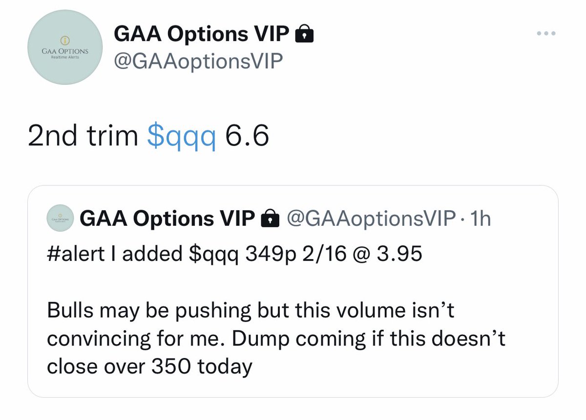 GAA Options tweet media