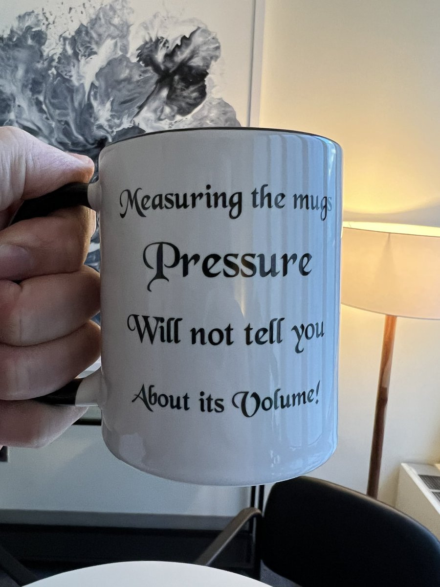@RyanTedfordMD The fellows gave me this mug a couple of years ago as I always tried to make this point!