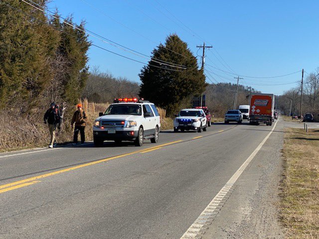 TriCommunityFD's tweet photo. They are walking in honor of Captain Dustin Samples, who took his own life in December 2020 as result of a long battle with PTSD.
It was our honor to escort these firefighters through our district today. We wish them well as they continue toward Nashville.
#WalkForDustin https://t.co/722Ybfv3vk