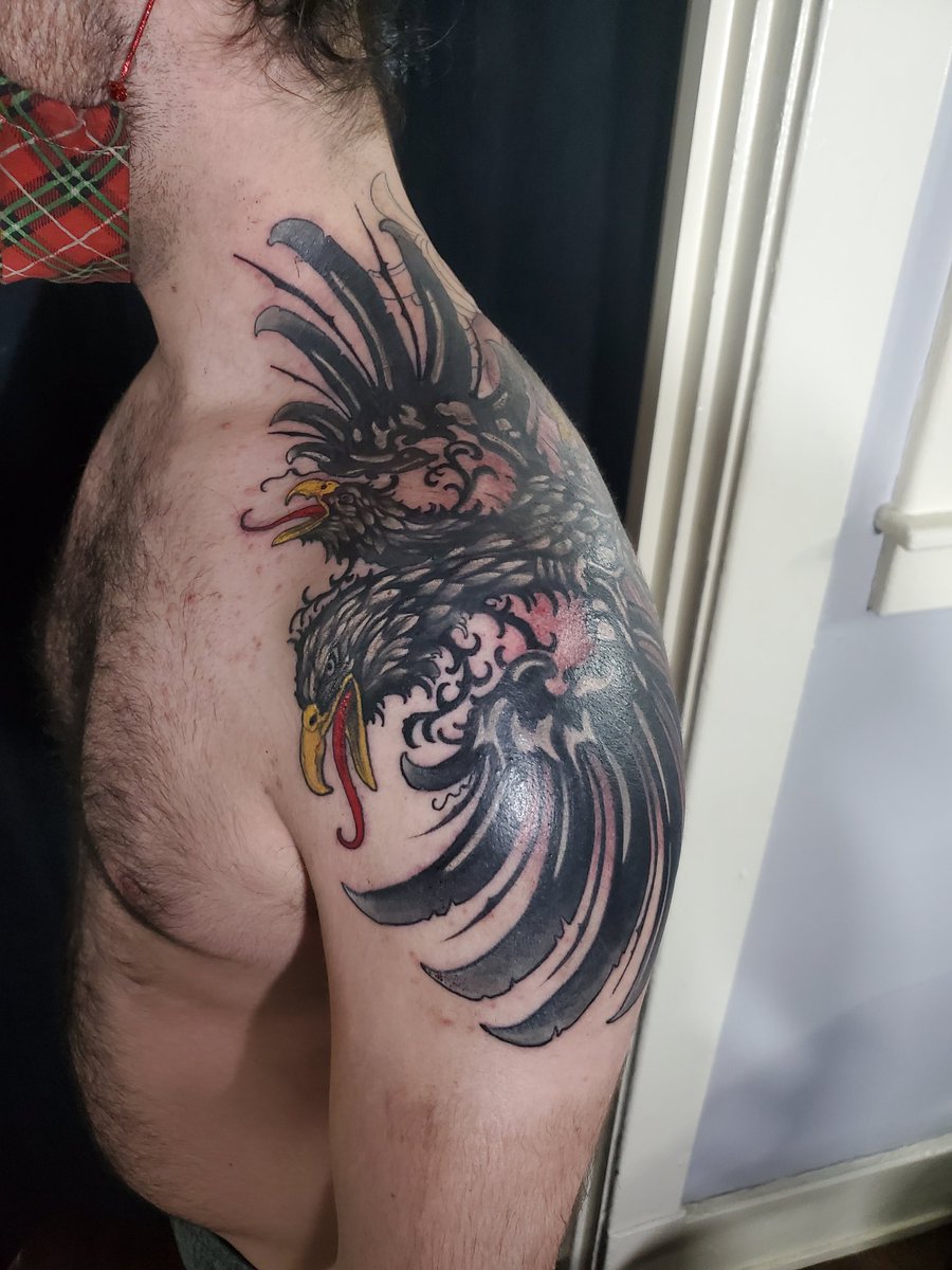 ColorRL's tweet photo. @GibiOfficial Work in progress. Yet to start my right arm sleeve that will go with this theme. https://t.co/nbfLoPLQYT