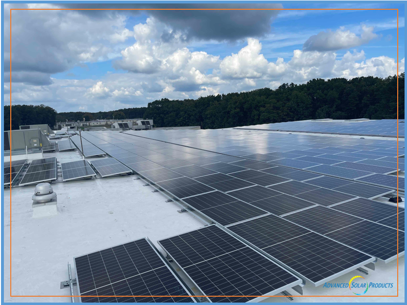 advancedsolarpr's tweet photo. Continuing our feature of the recently completed 11-school portfolio. This system is a 287 kW DC on the townships High School roof! #solar #cleanenergy #sustainability #solarpanels #cleanenergysource #advancedsolarproducts https://t.co/XUeu6JydCH