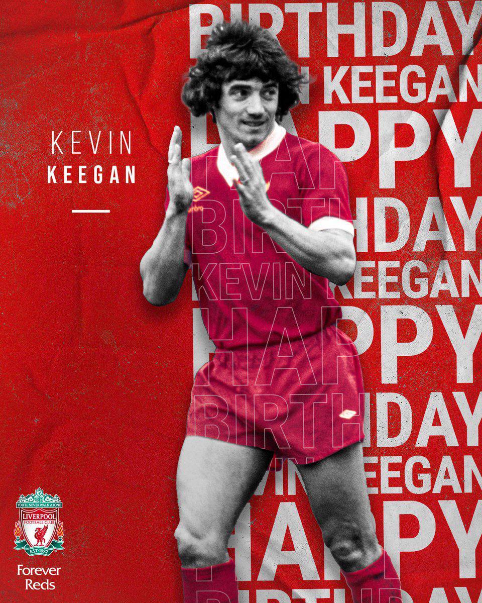 Happy Birthday to one of our legend, Kevin Keegan   . Have a great day. 