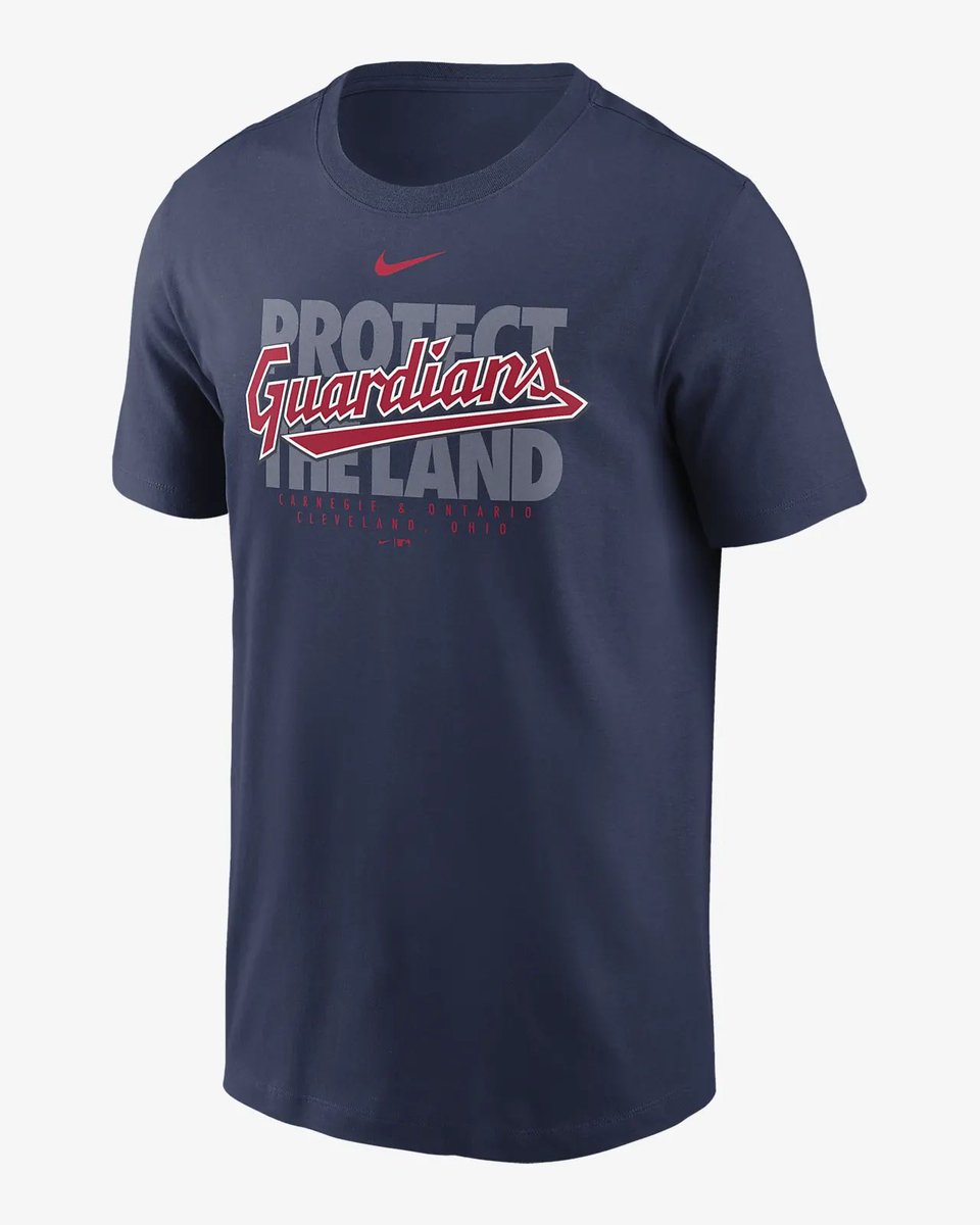 RT @snkr_twitr: Nike Protect This Land MLB Cleveland Guardians Tee ‘Navy’

Shop -> https://t.co/KEkSJImtn6

#AD https://t.co/gMuWeDDu7D