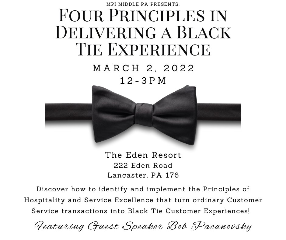 Register now cvent.me/EzeAly
MPI Members $40; Non-Member Guests $60
Register By March 1, 2022 #MPIMP #MPI #eventprofs