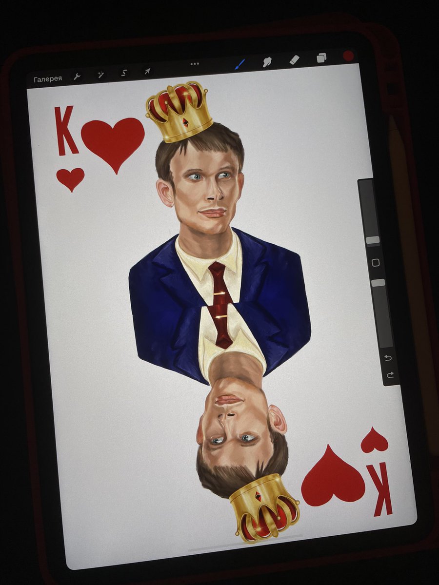 bestolko's tweet photo. King of Hearts in progress #VitalikButerin @VitalikButerin #NFTCommunity #ValentinesDay2022 https://t.co/Si3nvWa70X