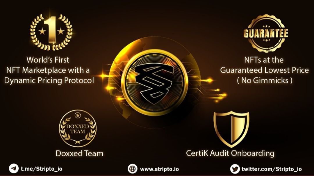 💎 $STRIP token are offering an exclusive opportunity to buy #NFT products at the guaranteed lowest price right now

Built on #BSC for easy access, Their marketplace is almost live &amp; #Staking is available now!

@Stripto_io is changing the game!
TG t.me/Stripto_io
DYOR NFA